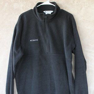 Columbia Half Zip Fleece Pullover - Black - XL